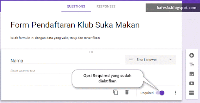 6.buat kolom form wajib diisi