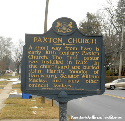 Paxton Church Historical Marker in Harrisburg Pennsylvania