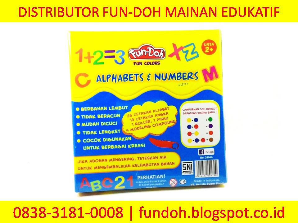  Distributor  Mainan  Anak  Edukatif  Lilin Mainan  FUN DOH