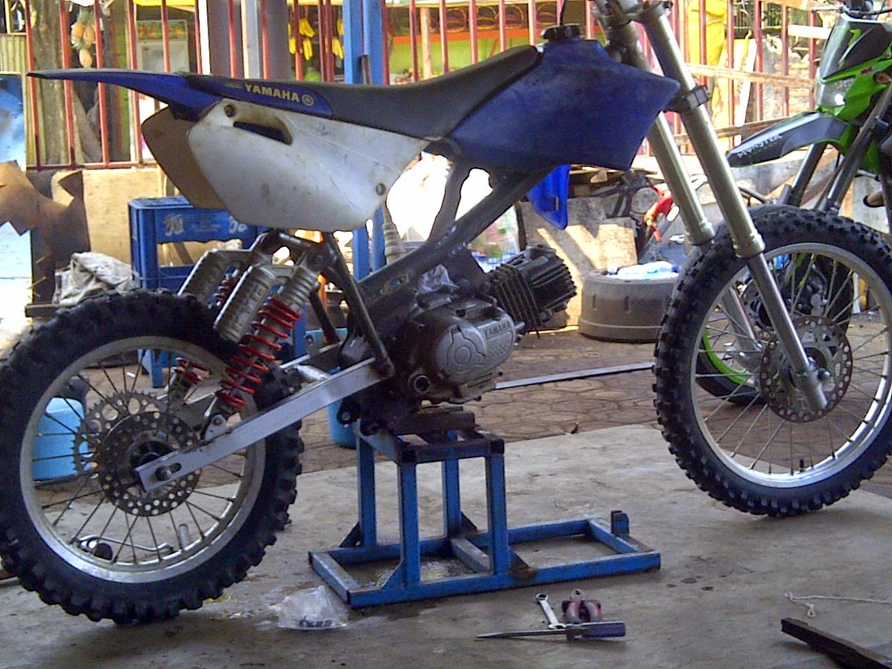 Cara Pembuatan Rangka Grasstrack Jupiter Z Keren Versi Frame SBM