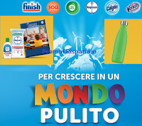 "Per crescere in un mondo pulito" : Kit igiene e borraccia termica come premi certi