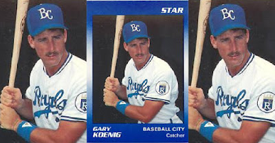 Gary Koenig 1990 Baseball City Royals card