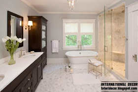 Gray bathroom, Fashion color trends 2014 interior design decor