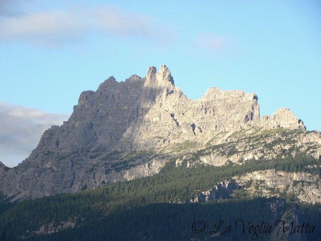 Cortina d'Ampezzo panorama dalla terrazza Croda da lago