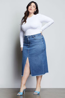 Cómo Combinar Maxifalda Jeans Siendo Gordita