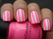 I am ashamed to say I have absolutely no idea what the name of this pink is. (hotpinkstripes )
