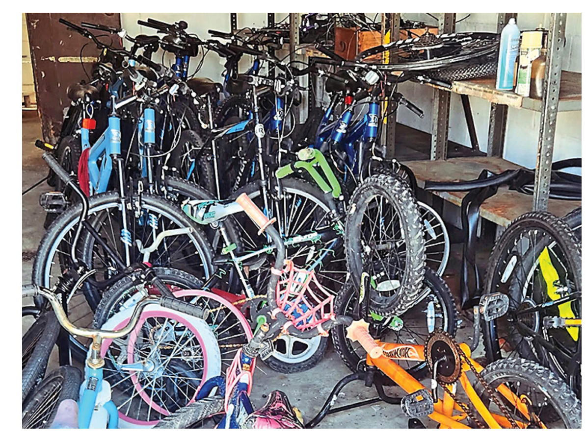 Donated bikes