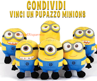 Logo Concorso gratuito Vinci un pupazzo Minions