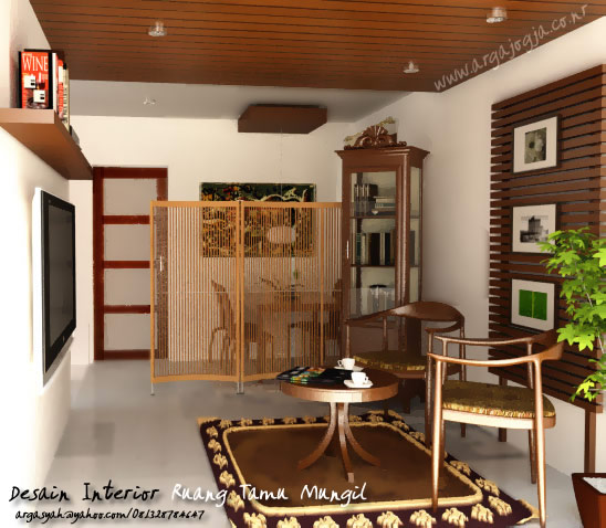  Desain  Interior Ruang  Tamu  Kecil  Natural Ukuran 3x3 m 