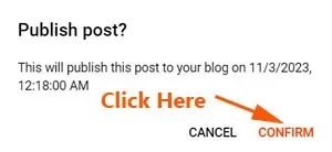 Change Blogger URL With New Date
