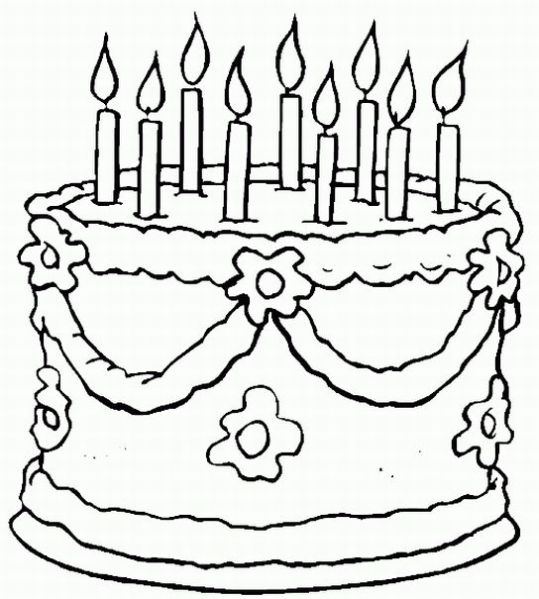 Coloring Pages Birthday 1
