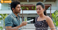 allu arjun giving catherine tresa a complaint latter about local area problems