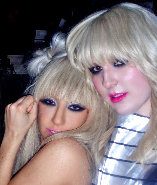 Darian Darling and Lady GaGa at St.Jerome, Rivington Street, NYC