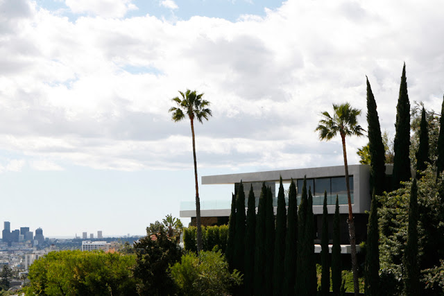 Picture of modern mansion on the hill