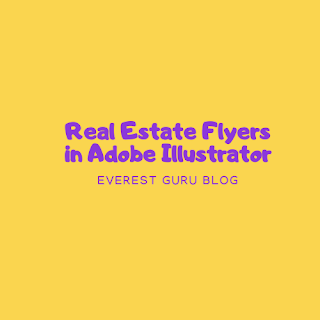 Real Estate Flyers Illustrator