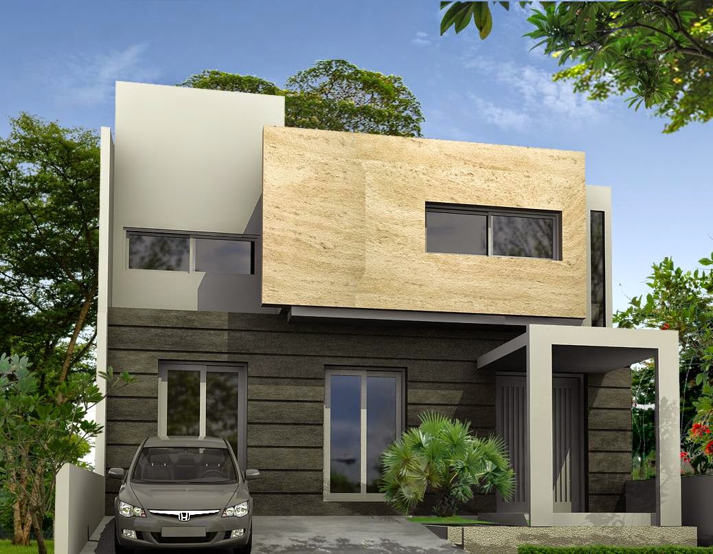 Desain Rumah Tampak Depan Lebar 9 Meter Dekorhom