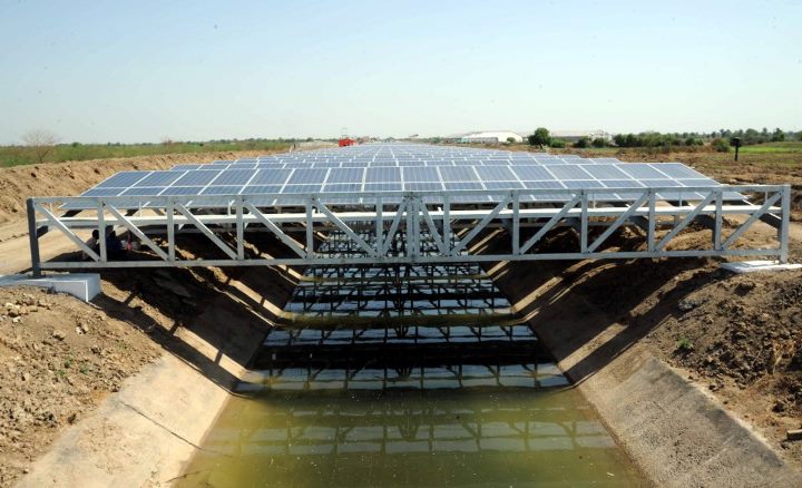 CM to lay stone for 10 MW canal top Solar power plant in Vadodara 