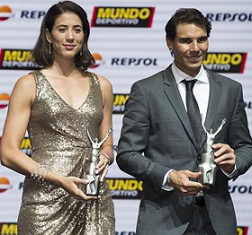 Spanish, tennis, players, Garbine Muguruza, play, Rafael Nadal, Tokyo Olympics 2021.