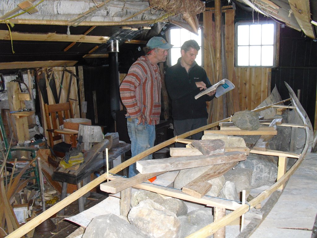 making of the birch bark canoe