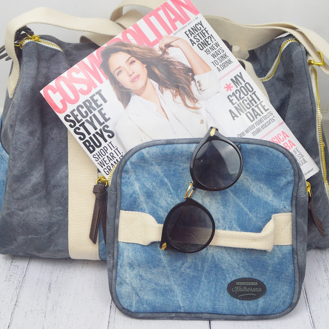 Katherina Double Denim Unisex Regent Holdall Bag Review, Lovelaughslipstick Blog