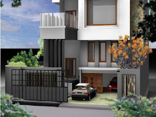Desain Rumah Minimalis Modern 2 lantai