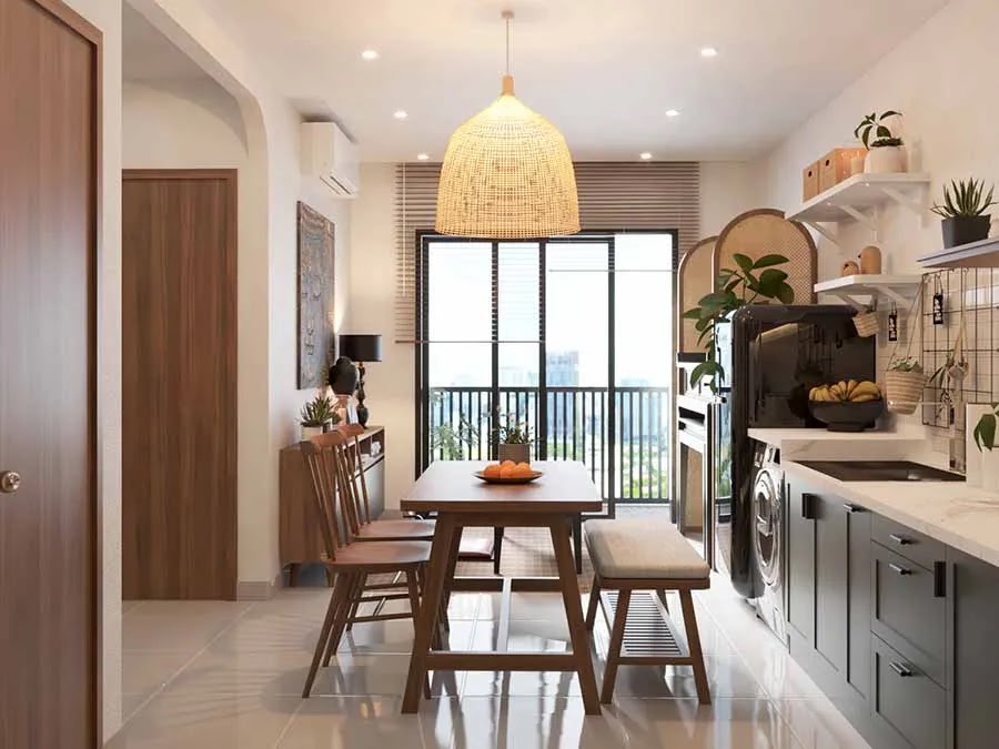 thiết kế & thi công nội thất phòng bếp tại Ninh Bình