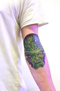 Scream & Scary of Monster Tattoo