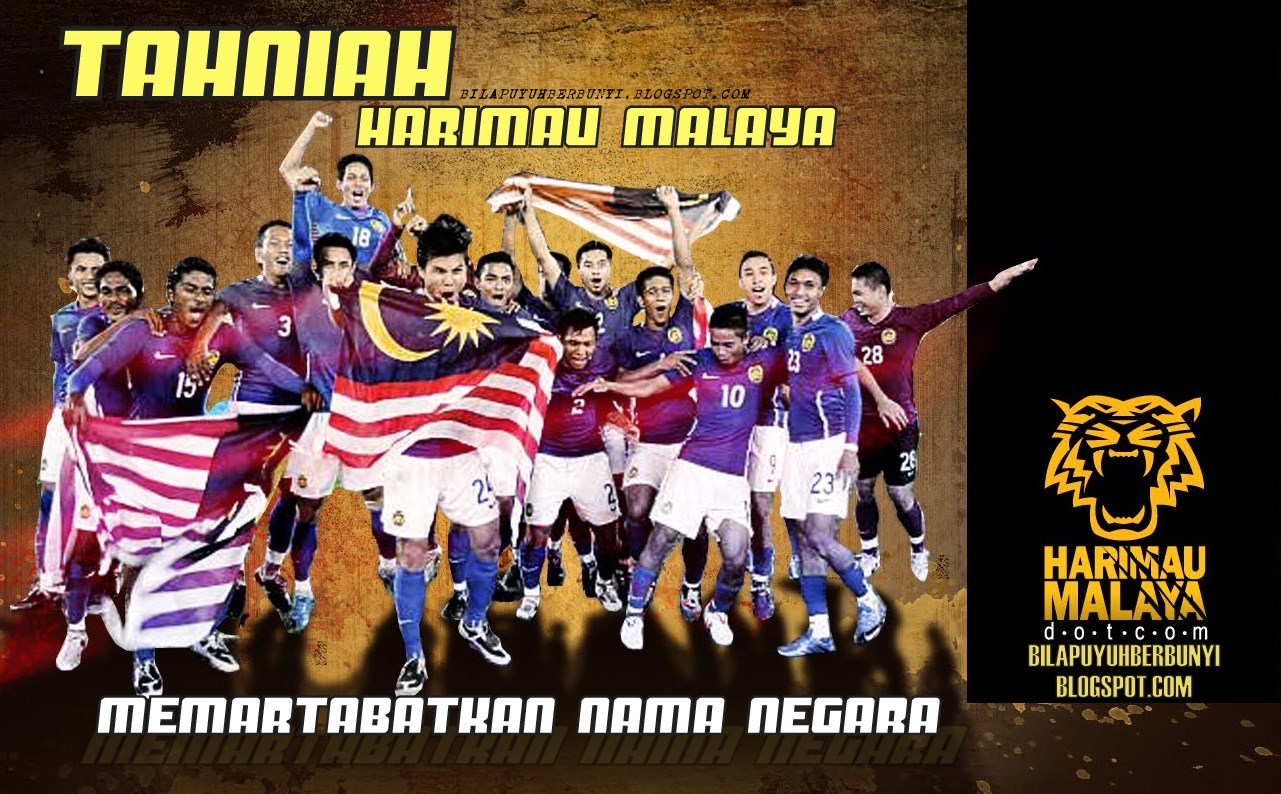 Tahniah kepada skuad HARIMAU  MALAYA  kita Tudia belog ni 