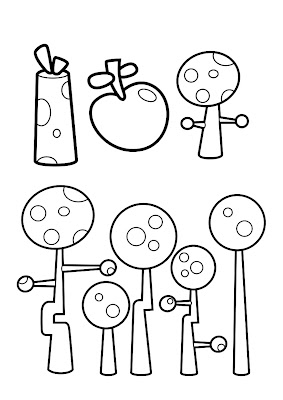 Desenhos para colorir dos Jelly Jamm – Imagens para pintar e imprimir