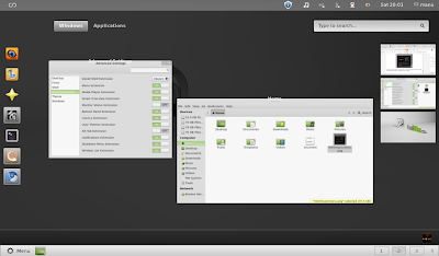 Smart Overview GNOME Shell extension Linux Mint
