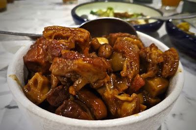 Kai Duck, braised pork knuckle fermented bean curd sauce