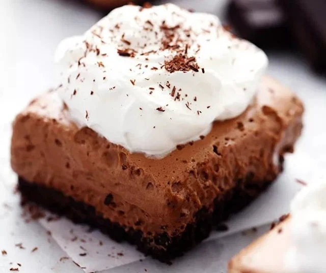 FRENCH SILK PIE BARS FRENCH SILK PIE BARS