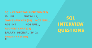 SQL Interview Questions