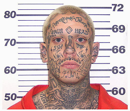 Tags: tattooed face