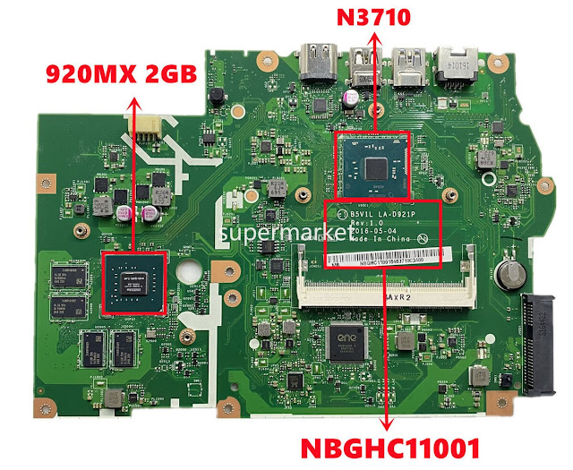 Acer ES1-532G Compal B5V1L LA-D921P Schematic - Boardview