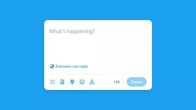 Twitter Tweet Box with Character Limit Highlighting in HTML CSS & JavaScript