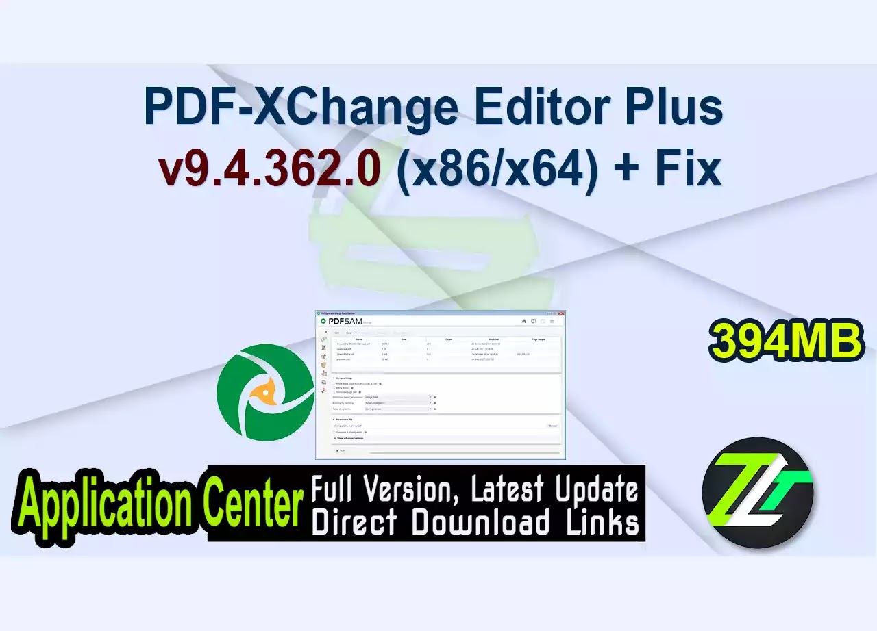 PDF-XChange Editor Plus v9.4.362.0 (x86/x64) + Fix