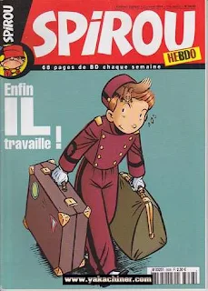 Spirou travaille dur sur yakachiner.com