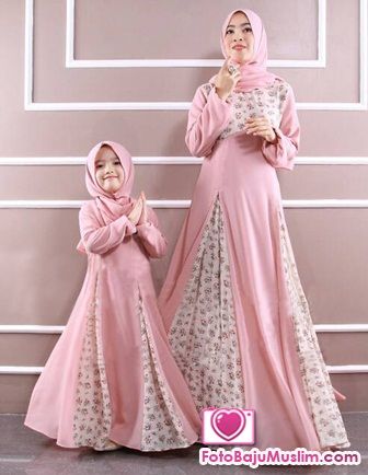 20 Desain Model Baju Muslim Anak Perempuan Terbaru  2022