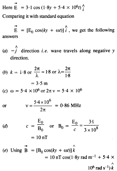 Solutions Class 12 Physics Chapter-8 (Electromagnetic Waves)