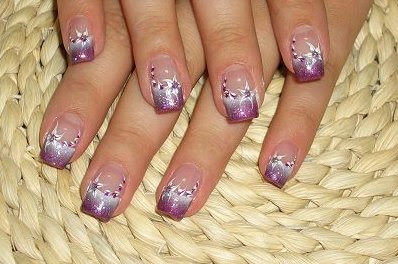 Dark Lilac Nail Ideas for Manicure Nail Art Designs