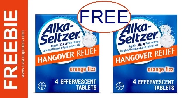 FREE Alka-seltzer Hangover Relief at CVS