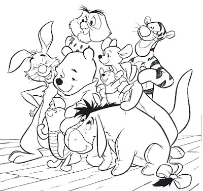 Winnie  Pooh Coloring Pages on Winnie The Pooh Coloring Pages And Pictures For Kids