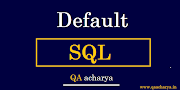 Default Constraints in SQL with Example