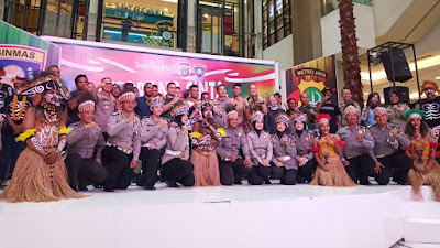 Polres Metro Tangerang Kota dan Dit Binmas Polda Metro Jaya Gelar Pentas Seni Bertema "KITA ORANG CINTA PAPUA"