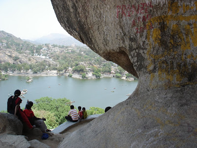 Nakki Lake Viewed  from Toad rock