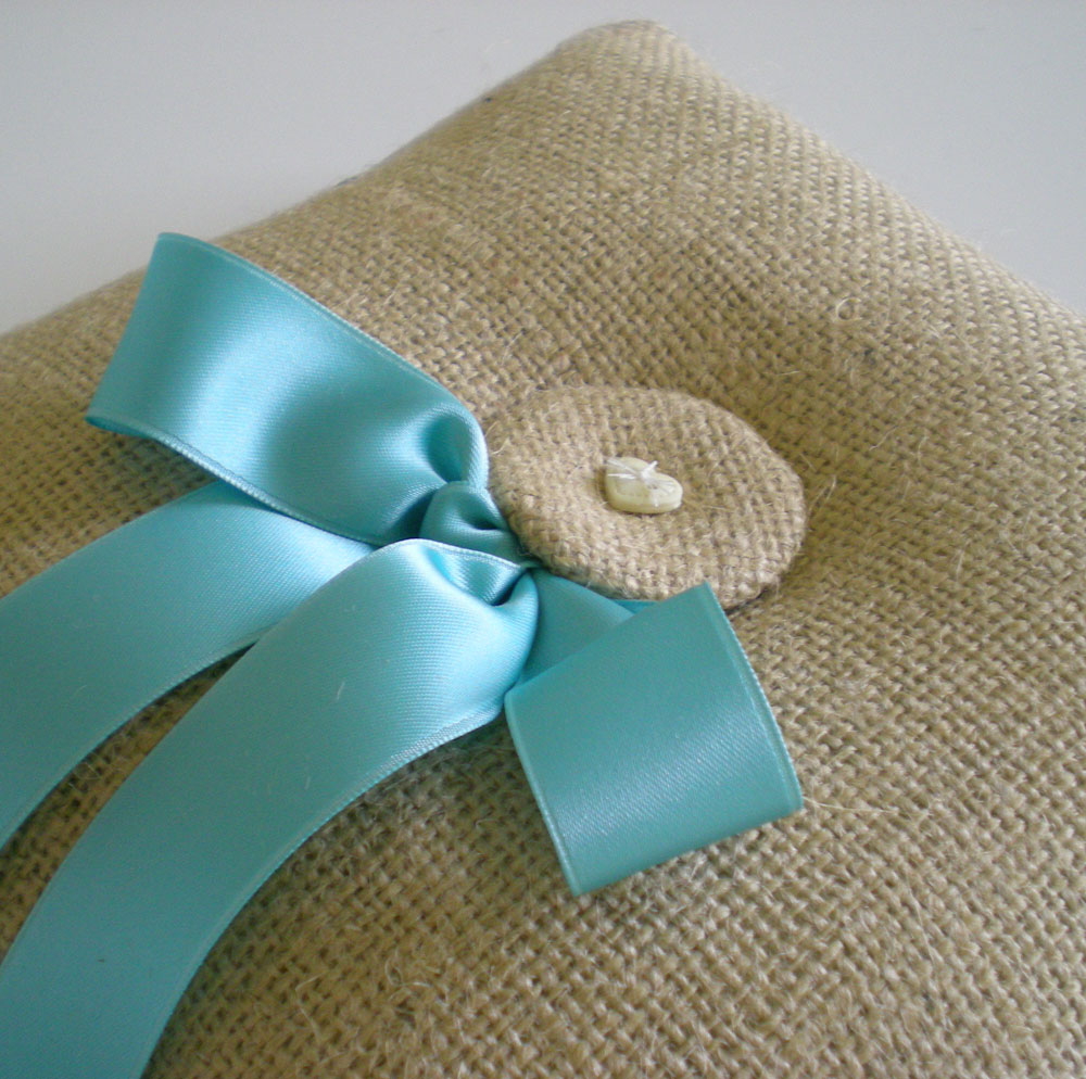 burlap wedding invitations