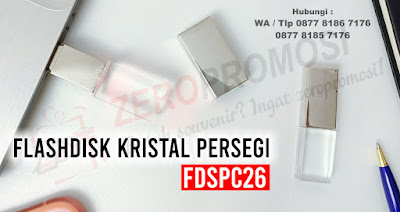 souvenir USB Crystal, Flashdisk Kristal bentuk persegi, USB BENTUK CRYSTAL, CRYSTAL USB, Flashdisk Crystal Square, Flashdisk Kristal FDSPC26