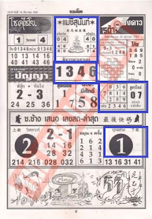 Thai Lottery 4pc First Paper For 16-12-2018 