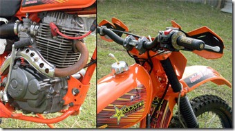 Modification Modif Honda XL, 1980 Engine And Shock